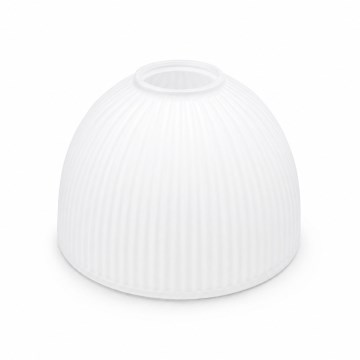 Brilagi - Vidro de reposição para lustre e candeeiro de parede ANTICO MODERN E27, diâmetro 14,5 cm, branco
