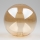 Brilagi - Vidro de substituição dourado para lustre, aplique e candeeiro MISTEL, MILLA Ø 15 cm