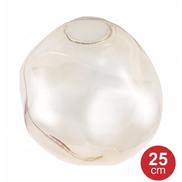 Brilagi - Vidro de substituição para lustre, aplique e candeeiro de tecto VULCANO E27, Ø 25 cm, bege fumado