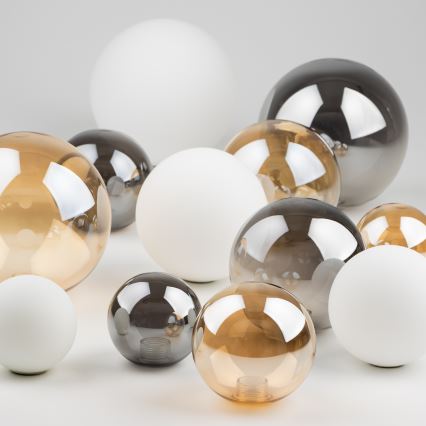 Brilagi - Vidro de substituição para lustre, aplique de parede e candeeiro MISTEL, MILLA, diâmetro 12 cm, dourado
