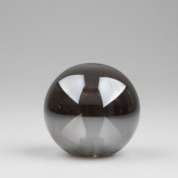 Brilagi - Vidro de substituição para lustre, candeeiro de parede e candeeiro MISTEL, MILLA diâmetro 10 cm fumado