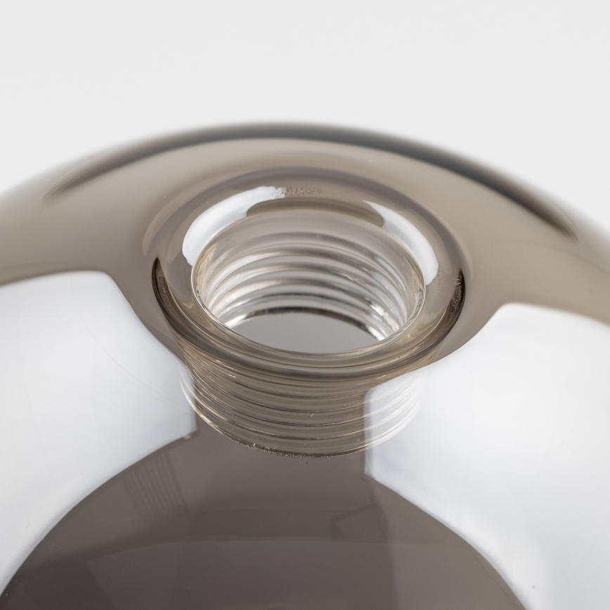 Brilagi - Vidro de substituição para lustre, candeeiro de parede e candeeiro MISTEL, MILLA diâmetro 15 cm fumado