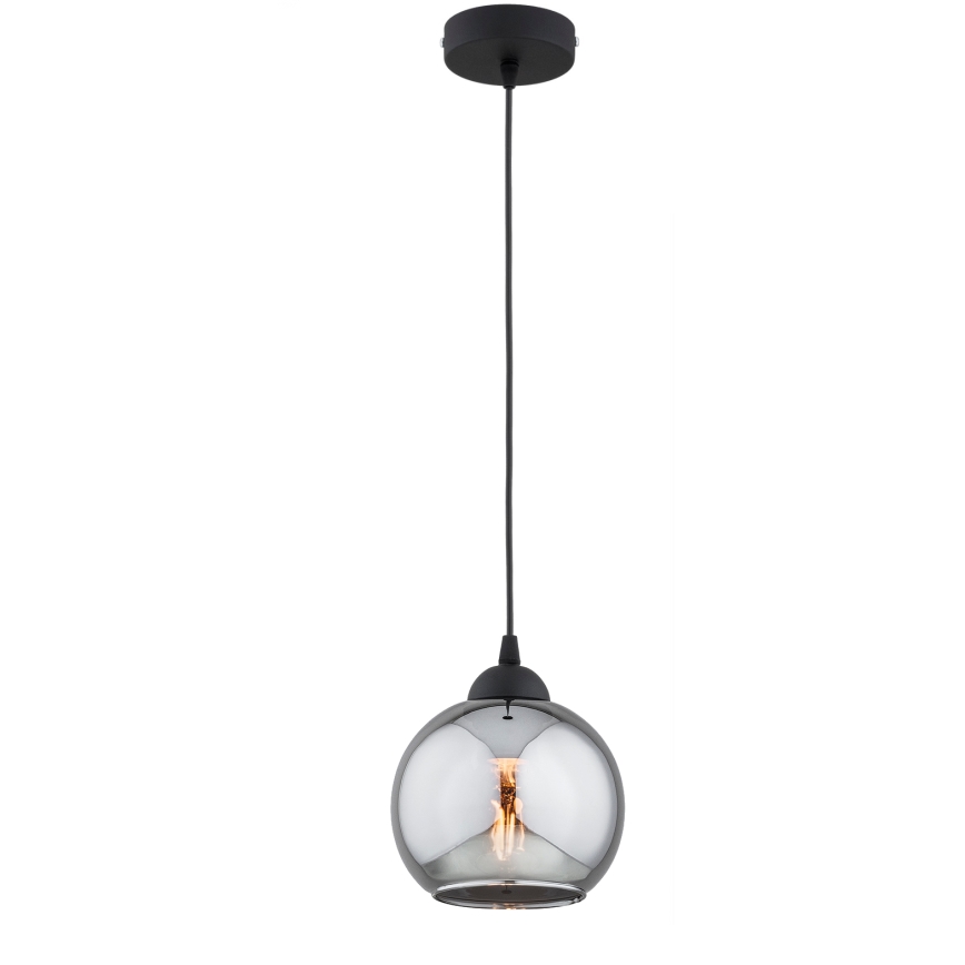 Brilagi - Vidro de substituição para lustre DIOR E27, diâmetro 15 cm, cinzento fumado