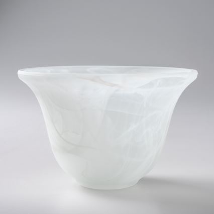 BRILAGI - Vidro de substituição para lustre e aplique CLASSIC E14, diâmetro 11 cm, branco
