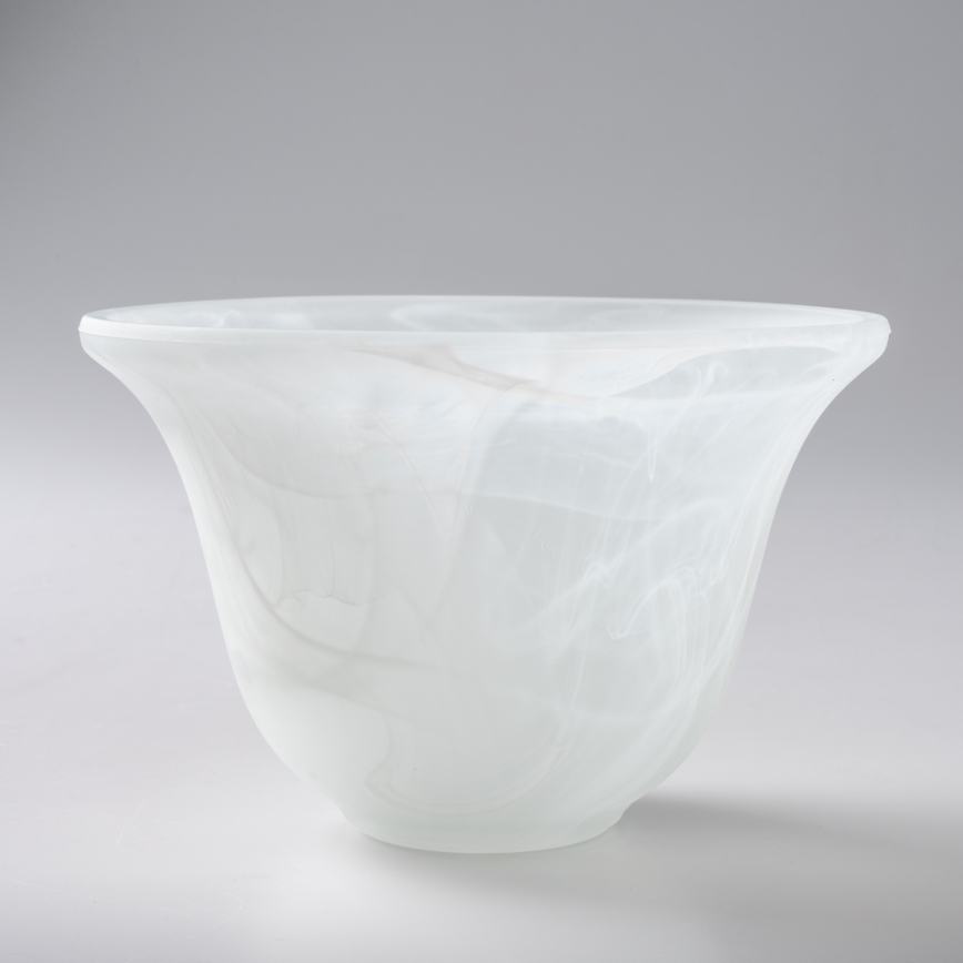 BRILAGI - Vidro de substituição para lustre e aplique CLASSIC E14, diâmetro 11 cm, branco