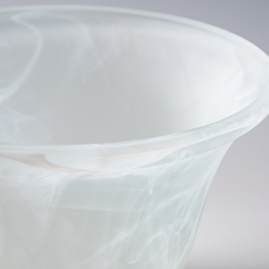 BRILAGI - Vidro de substituição para lustre e aplique CLASSIC E14, diâmetro 11 cm, branco