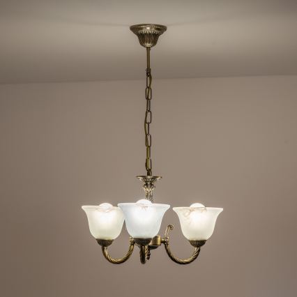 BRILAGI - Vidro de substituição para lustre e aplique CLASSIC E14, diâmetro 11 cm, branco