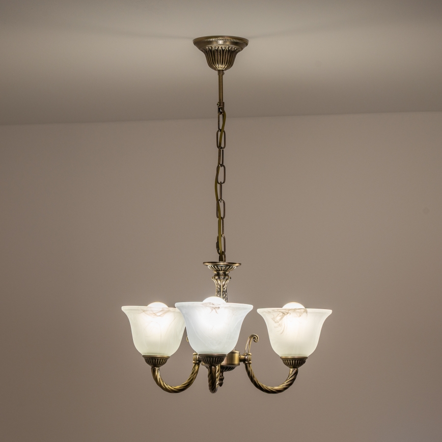 BRILAGI - Vidro de substituição para lustre e aplique CLASSIC E14, diâmetro 11 cm, branco