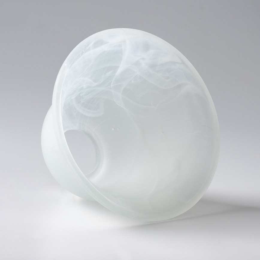 BRILAGI - Vidro de substituição para lustre e aplique CLASSIC E14, diâmetro 11 cm, branco