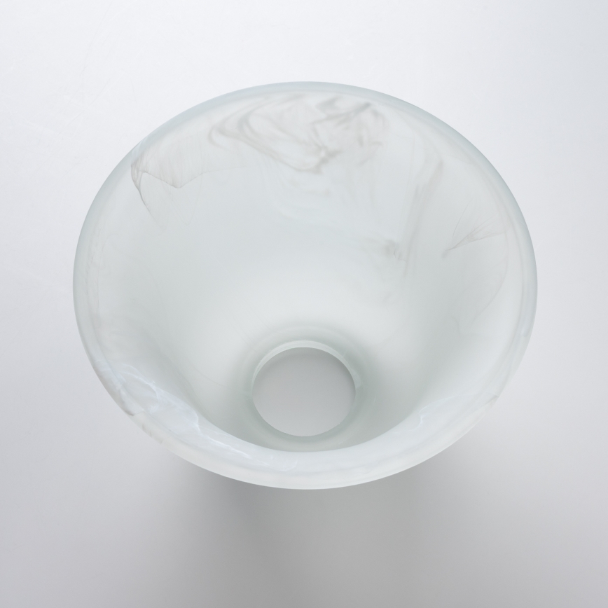 BRILAGI - Vidro de substituição para lustre e aplique CLASSIC E14, diâmetro 11 cm, branco