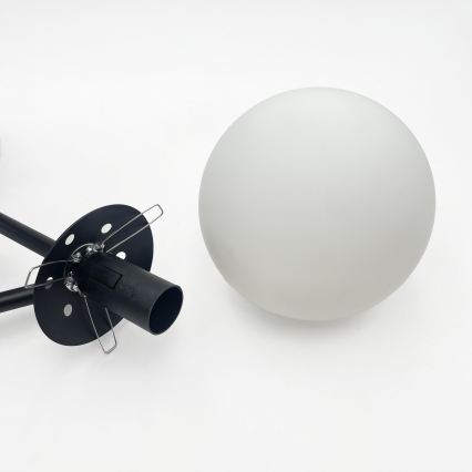 Brilagi - Vidro de substituição para lustre e lâmpada MALIVA E14 Ø 13 cm branco