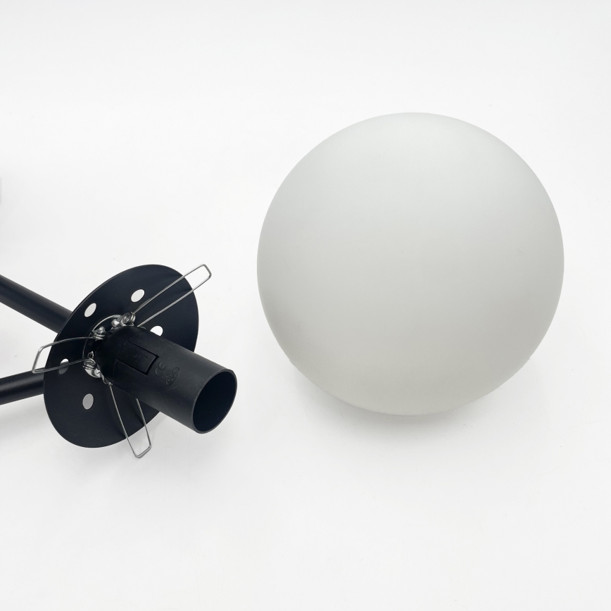 Brilagi - Vidro de substituição para lustre e lâmpada MALIVA E14 Ø 13 cm branco