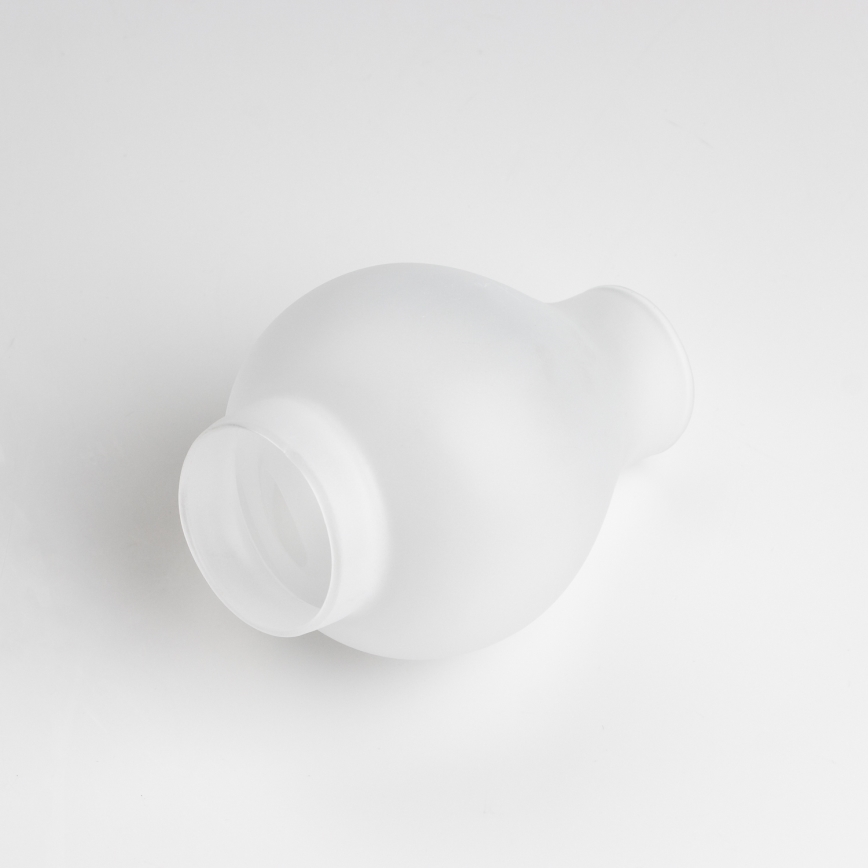 Brilagi - Cúpula de vidro de substituição para candeeiro de tecto e de parede ROATA, VELA, RUSTIC, QUEEN, TIMONA E14 branca