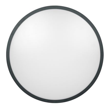 Brilagi - Candeeiro de tecto LED para casa de banho com sensor ZENNA LED/24W/230V Ø 35 cm IP44 antracite + controlo remoto