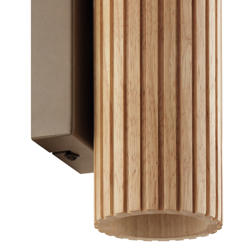Brilliant - Aplique de parede LAKEWOOD 2xGU10/10W/230V castanho