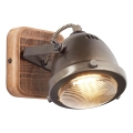 Brilliant - Aplique de parede orientável CARMEN WOOD 1xGU10/5W/230V eucalipto