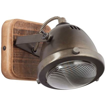 Brilliant - Aplique de parede orientável CARMEN WOOD 1xGU10/5W/230V eucalipto