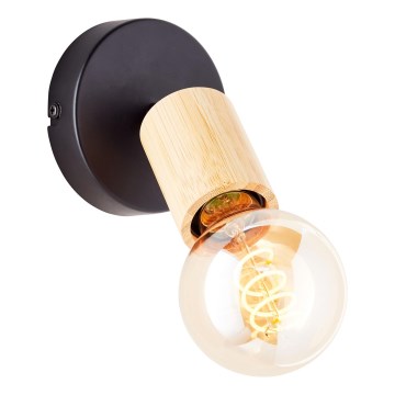 Brilliant - Aplique de parede spot 1xE27/28W/230V bambu