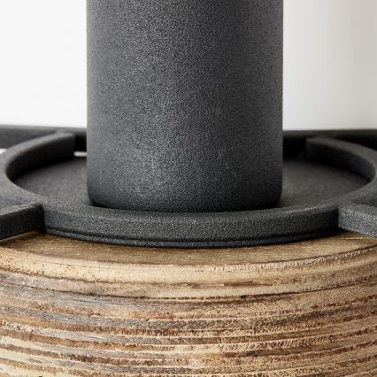 Brilliant - Aplique de parede TOSH 1xE27/52W/230V choupo