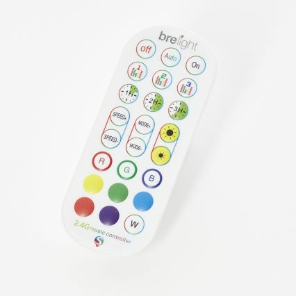 Brilliant - Candeeiro de chão LED RGBW com regulação NEELE LED/6,5W/230V branco + comando