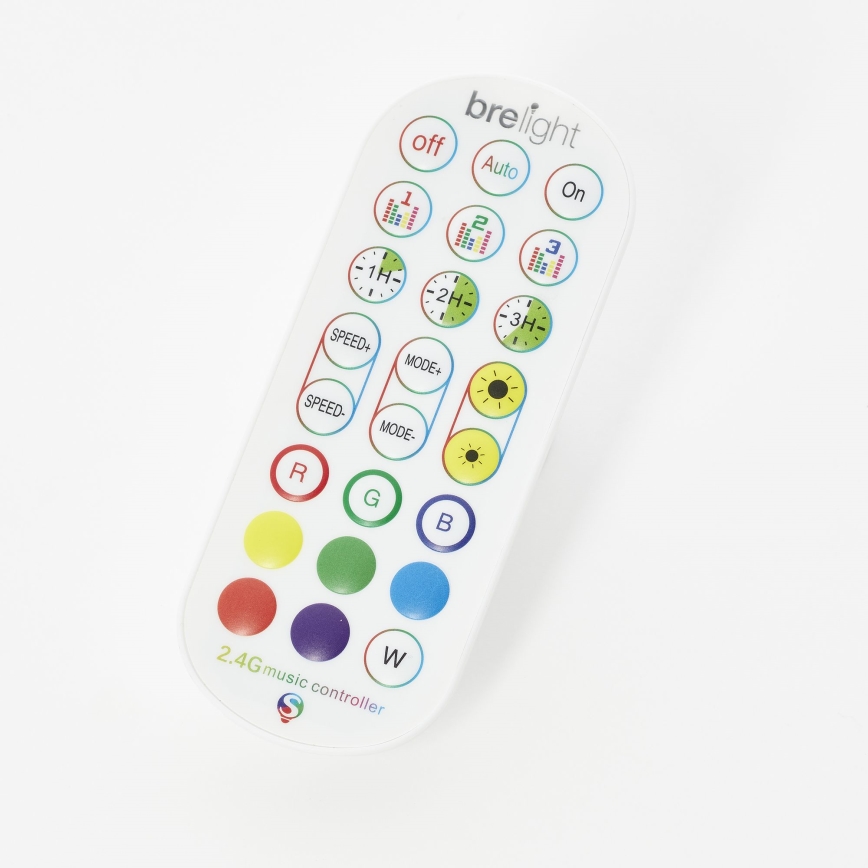 Brilliant - Candeeiro de chão LED RGBW com regulação NEELE LED/6,5W/230V branco + comando