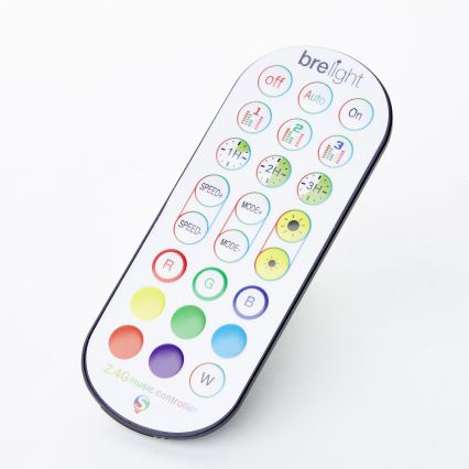 Brilliant - Candeeiro de chão LED RGBW com regulação NEELE LED/6,5W/230V preto + comando