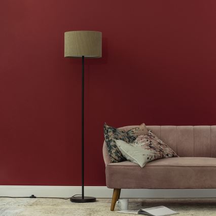 Brilliant - Candeeiro de chão TONY 1xE27/20W/230V castanho