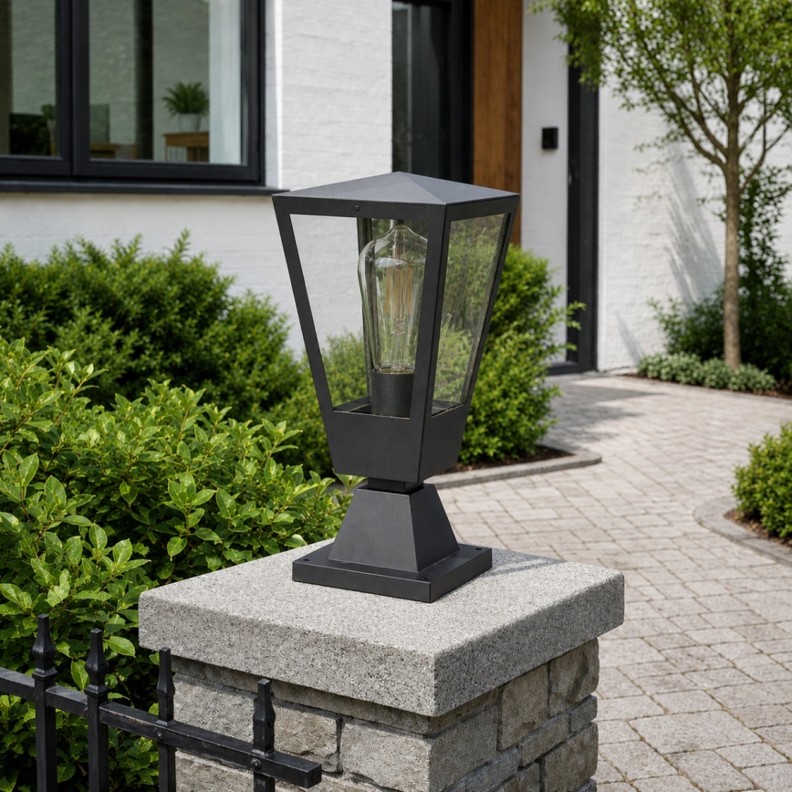 Brilliant - Candeeiro de exterior WESTDLIFF 1xE27/20W/230V 30,7 cm IP44 antracite