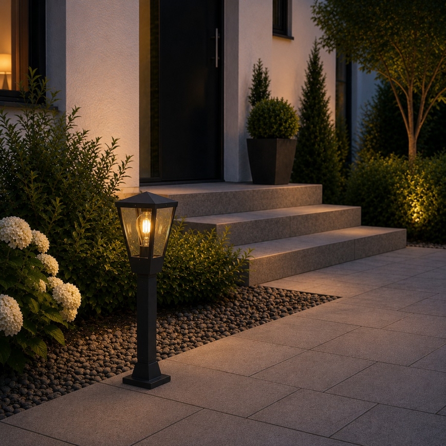Brilliant - Candeeiro de exterior WESTDLIFF 1xE27/20W/230V 73,4 cm IP44 antracite