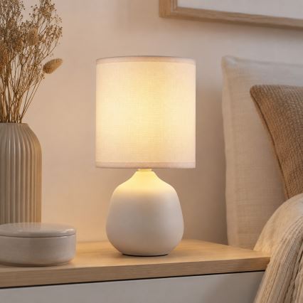 Brilliant - Candeeiro de mesa AUREA 1xE14/20W/230V branco