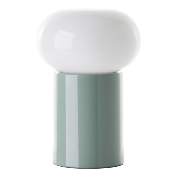 Brilliant - Candeeiro de mesa KNUT 1xE27/25W/230V verde/branco