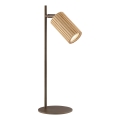 Brilliant - Candeeiro de mesa LAKEWOOD 1xGU10/10W/230V castanho