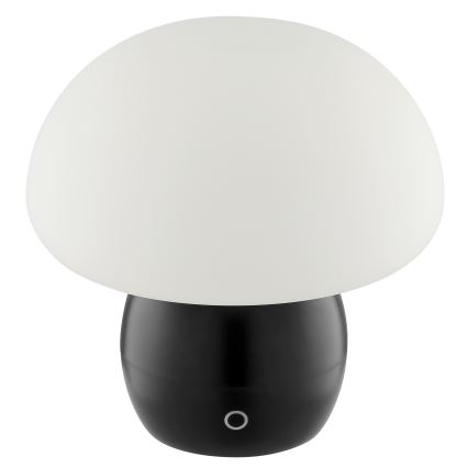 Brilliant - LED Lâmpada de Mesa Tátil Recarregável Dimerizável DUPIS LED/2W/5V 2700K 1800 mAh preta