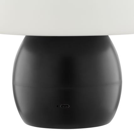 Brilliant - LED Lâmpada de Mesa Tátil Recarregável Dimerizável DUPIS LED/2W/5V 2700K 1800 mAh preta