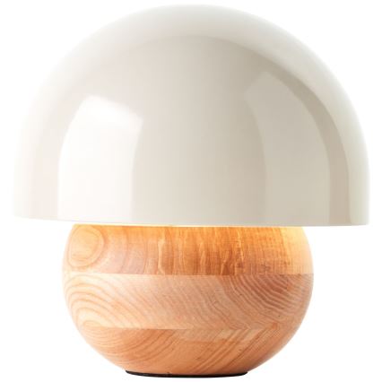 Brilliant - Candeeiro de mesa NALAM 1xE14/40W/230V cinzento/cinza