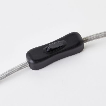 Brilliant - Candeeiro de mesa NALAM 1xE14/40W/230V cinzento/cinza