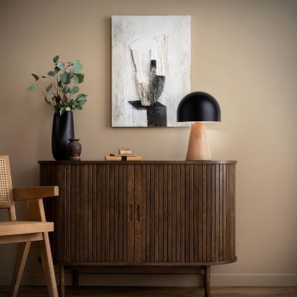 Brilliant - Candeeiro de mesa NALAM 1xE14/40W/230V preto/cinza