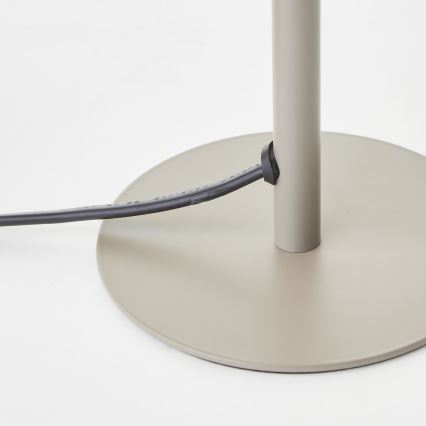 Brilliant - Candeeiro de mesa PETITE 1xE14/28W/230V cinzento