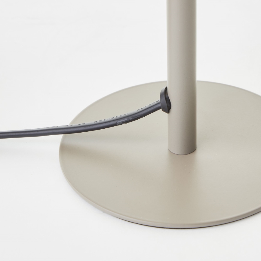 Brilliant - Candeeiro de mesa PETITE 1xE14/28W/230V cinzento