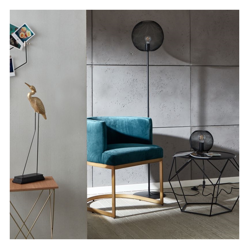 Brilliant - Candeeiro de mesa SOCO 1xE27/60W/230V preto