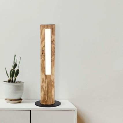 Brilliant - Candeeiro de mesa táctil LED com regulação ODUN LED/8W/230V pinho