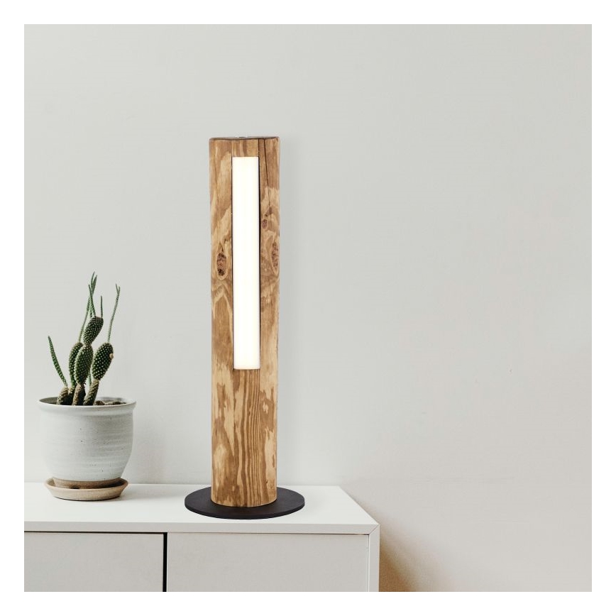 Brilliant - Candeeiro de mesa táctil LED com regulação ODUN LED/8W/230V pinho