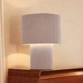 Brilliant - Candeeiro de mesa TONY 1xE27/20W/230V bege