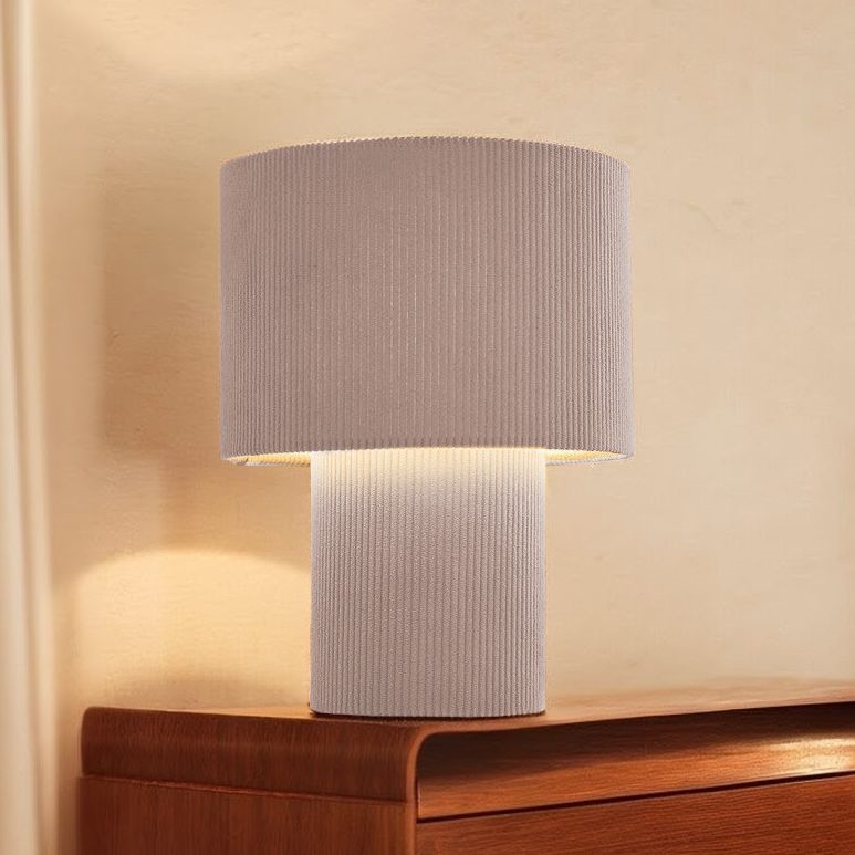 Brilliant - Candeeiro de mesa TONY 1xE27/20W/230V bege