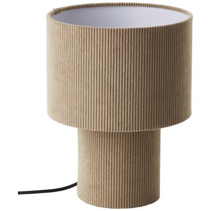 Brilliant - Candeeiro de mesa TONY 1xE27/20W/230V castanho