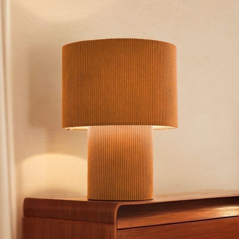 Brilliant - Candeeiro de mesa TONY 1xE27/20W/230V laranja