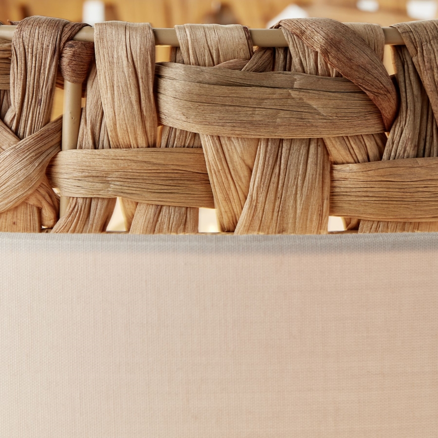 Brilliant - Candeeiro de mesa WATERLILLY 1xE27/60W/230V creme