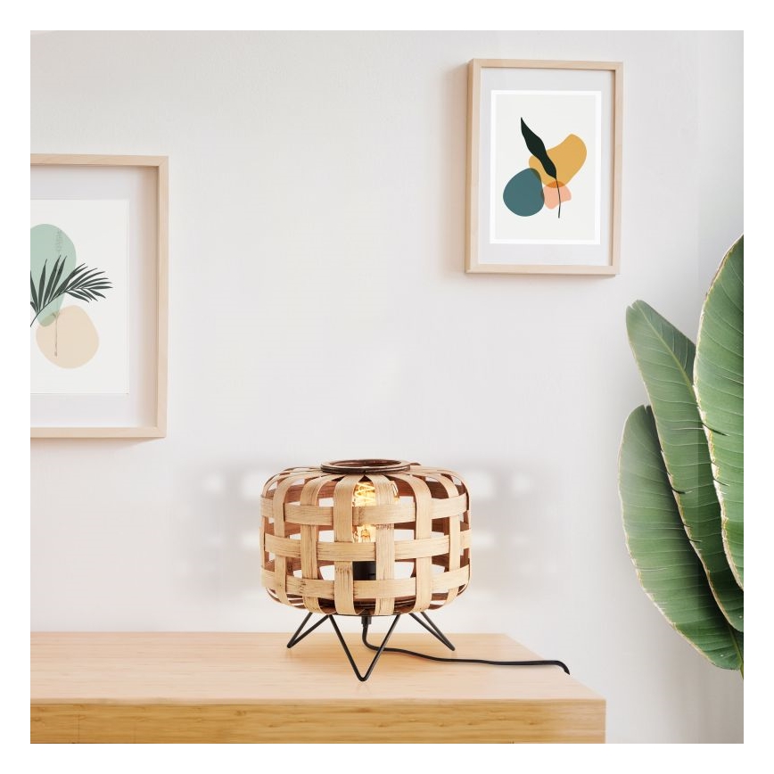 Brilliant - Candeeiro de mesa WOODLINE 1xE27/40W/230V bambu