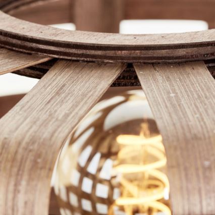 Brilliant - Candeeiro de mesa WOODLINE 1xE27/40W/230V bambu