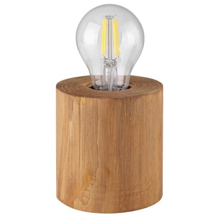 Brilliant - Candeeiro de mesa WOODRA 1xE27/20W/230V pinho